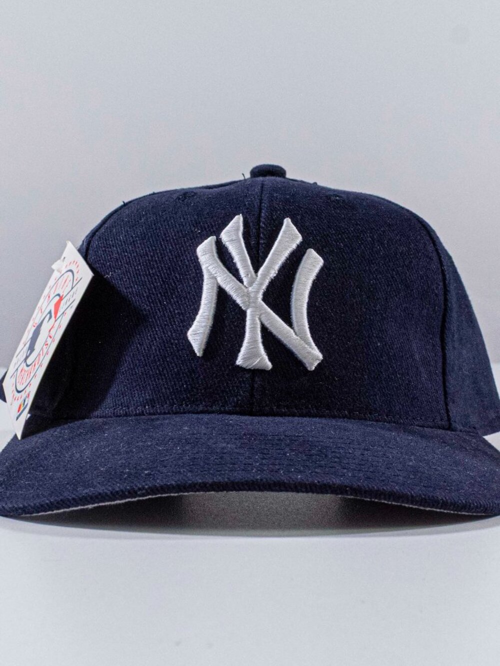 Vintage New York Yankees Logo Athletic Hat 90s Navy Strapback Plain Logo MLB